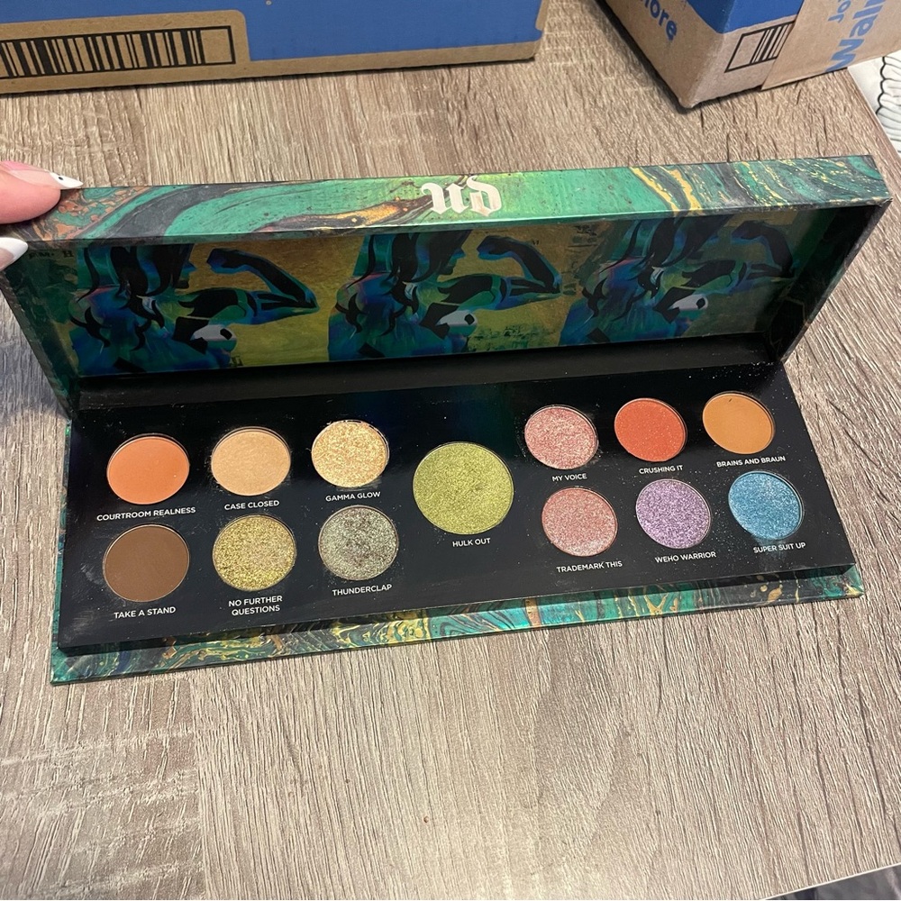 Urban Decay Marvel Studios, she hulk eyeshadow